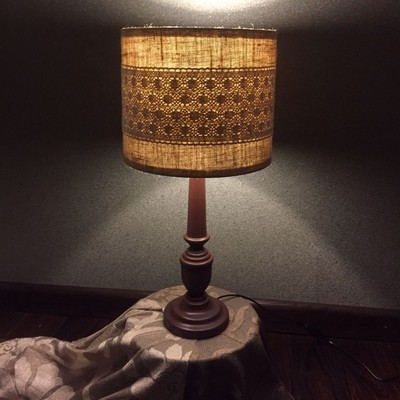 Настольная лампа ручной работы, в стиле Шебби
